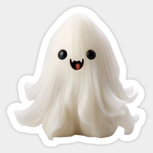 Cute Little Garlic Ghost Sticker